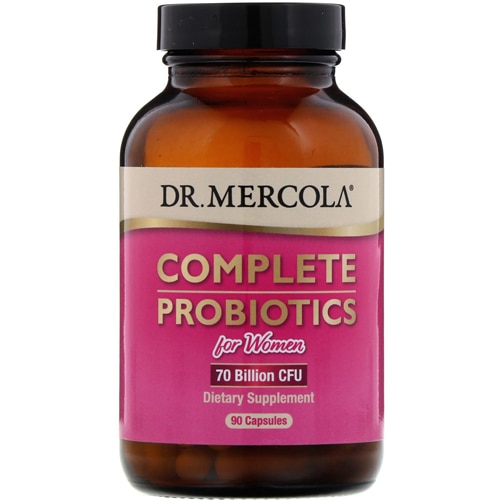 Комплекс пробиотиков Dr. Mercola для женщин — 70 миллиардов КОЕ — 90 капсул Dr. Mercola