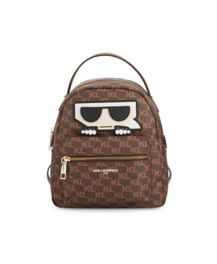 Рюкзак на молнии с логотипом Karl Lagerfeld Paris
