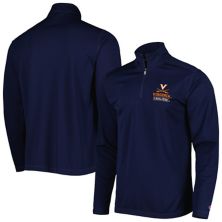 Men's Champion Navy Virginia Cavaliers Textured Quarter-Zip Jacket Champion