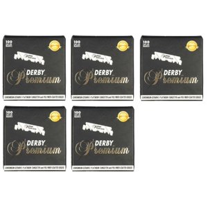 Derby Professional Platinum Single Edge Razor Blades, 500 Count Derby