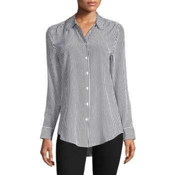 Шелковая блуза Essential в полоску EQUIPMENT