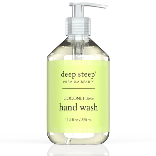 Жидкое средство для мытья рук Deep Steep Premium Beauty Classic - Кокосовый лайм -- 17,6 жидких унций Deep Steep