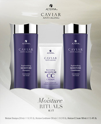 3 шт. Caviar Anti-Aging Moisture Rituals Set Alterna
