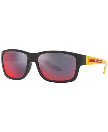 Мужские поляризованные солнцезащитные очки, PS 01WS 59 Prada Linea Rossa