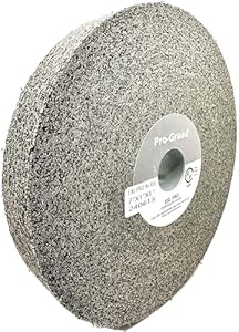 EXL PRO Convolute Deburring Polishing Wheel - 6" x 1-1/2" x 1" 9S Fine Silicon Carbide - Professional Grade - Metal Deburring, Finishing and Polishing Wheel - (1 Pack) Pro-Graad