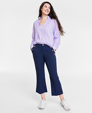 Женские укороченные матросские брюки, созданные для Macy's On 34th