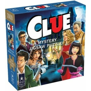 Murder Mystery Party | Classic Mystery Jigsaw Puzzle, Clue, 1,000 Piece Jigsaw Puzzle Based on the Popular Hasbro Board Game University Games