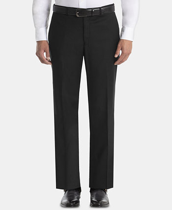Мужские черные шерстяные брюки классического кроя UltraFlex Ralph Lauren
