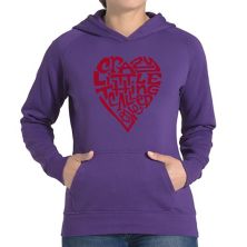 Crazy Little Thing Called Love - Women's Word Art Hooded Sweatshirt LA Pop Art