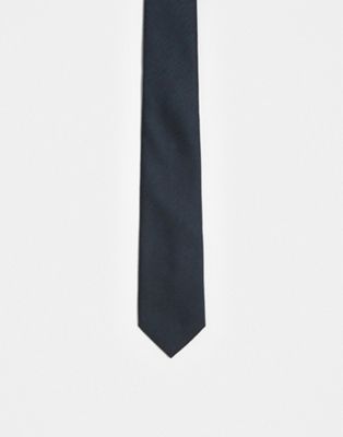 French Connection blue plain-woven tie French Connection