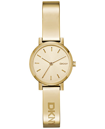 Женские часы Soho золотистого цвета с полубраслетом из нержавеющей стали 24 мм NY2307 DKNY