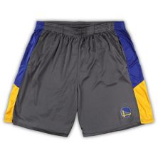 Men's Fanatics Branded Gray Golden State Warriors Big & Tall Shorts Fanatics