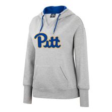 Women's Pittsburgh Panthers Heather Grey Pullover Hoodie NCAA