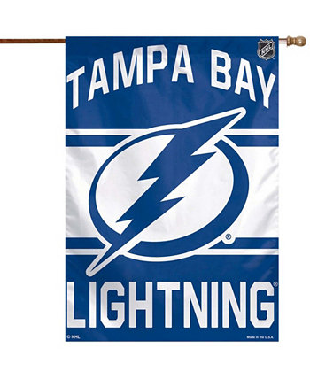 Односторонний вертикальный баннер с основным логотипом Multi Tampa Bay Lightning 28 дюймов x 40 дюймов Wincraft
