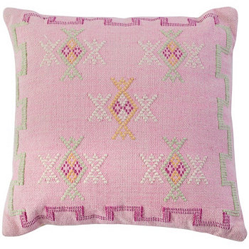 Подушка Avalina 18 x 18 дюймов розового цвета Safavieh