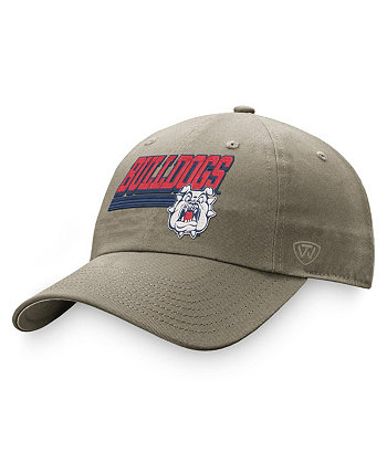 Мужская регулируемая шляпа цвета хаки Fresno State Bulldogs Slice Top of the World