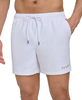 Мужские плавки 5 дюймов с логотипом на шнурке Calvin Klein