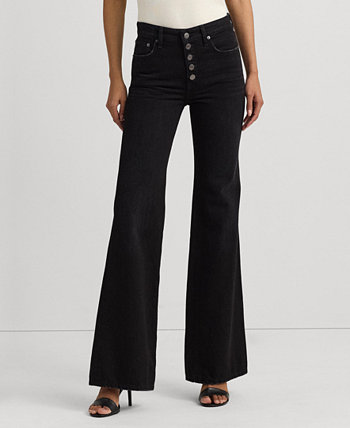 Женские джинсы-клеш с высокой посадкой, стандартные и миниатюрные LAUREN Ralph Lauren