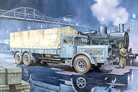 RODEN 738-1/72 - Vomag 8 LR LKW WWII German Heavy Truck Plastic Model Kits Roden