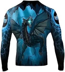 Мужская Базовая майка Raven Fightwear Dragons BJJ Jiu Jitsu Rash Guard MMA Raven Fightwear