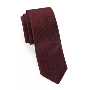 Шелковый галстук с монограммой Zegna