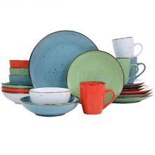 Набор посуды Elama Evelyn из 20 круглых керамических изделий различных цветов Elama