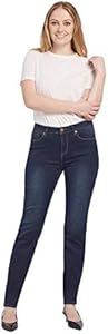 Tribal Women's 5 Pocket Straight Leg Dream Jean Tribal