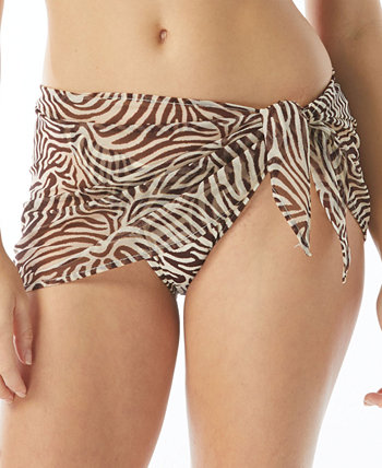 Kaylee Zebra-Print Sarong Cover-Up, Created for Macy's SUNDAZED