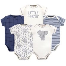 Baby Boy Organic Cotton Bodysuits 5pk Touched by Nature