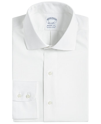 Классическая мужская классическая рубашка Dobby без железа Brooks Brothers