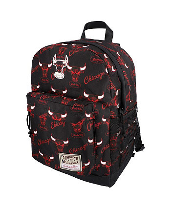 Мужской и женский рюкзак Chicago Bulls из твердой древесины с логотипом команды Mitchell & Ness