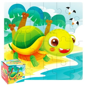 Darzheoy Jigsaw Puzzles for Kids Ages 3-6 Year Old 24 Piece Colorful Wooden Puzzles for Toddler Children Learning Educational Puzzles Toys for Boys and Girls Darzheoy