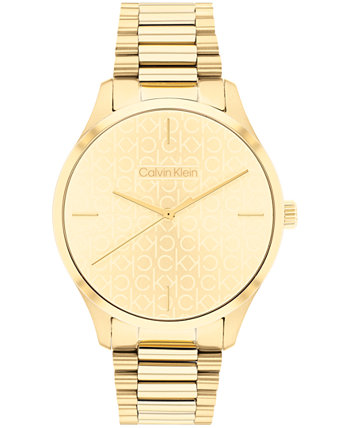 Часы-браслет из нержавеющей стали унисекс 35 мм с золотым оттенком Calvin Klein