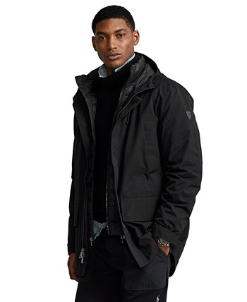 Мужское пальто из твила с капюшоном и стеганой подкладкой Ralph Lauren