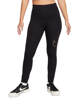 Женская спортивная одежда Premium Essentials Блестящие леггинсы с высокой талией Nike