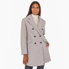 Женское меланжевое пальто из искусственной шерсти Fleet Street Fleet Street