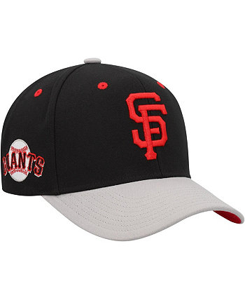 Мужская черная регулируемая шапка San Francisco Giants Bred Pro Mitchell & Ness