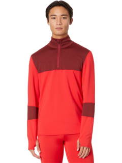Micro Elite Chamois Color Block Zip-T Hot Chilly's