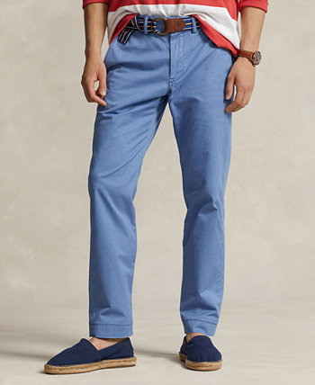 Мужские брюки-чиносы прямого кроя из эластичной ткани Polo Ralph Lauren
