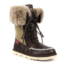 Зимние женские кожаные ботинки из шерпы Superlamb Altai SUPERLAMB