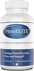 Phenelite Fat Burner for Women - Weight Loss Support and Diet Pills for Helping Reduce Belly Fat - Supplement Made of Raspberry Ketones and Premier Plant Extracts - Appetite Suppressant, Vegan Phenelite