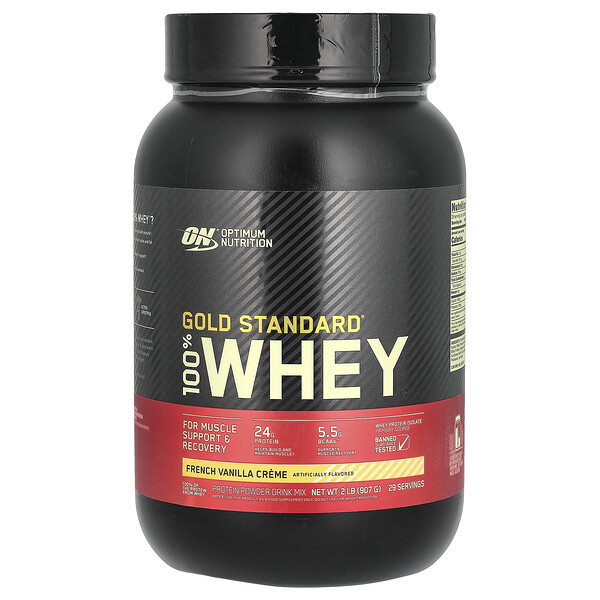 Gold Standard 100% Whey, Ваниль 907 г - Optimum Nutrition Optimum Nutrition