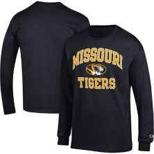 Мужская черная футболка с длинными рукавами Champion Missouri Tigers High Motor Champion