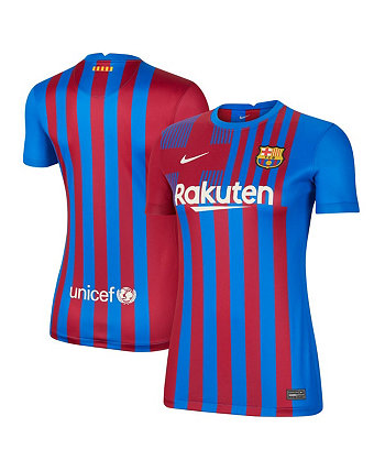 Женская синяя домашняя копия джерси Barcelona 2021/22 Nike