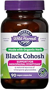 Oregon's Wild Harvest Black Cohosh Organic Herbal Supplement, 90 Count Oregon's Wild Harvest