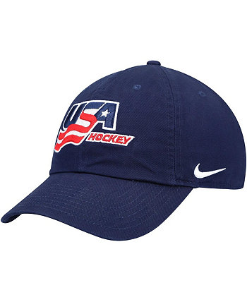 Женская регулируемая кепка темно-синего цвета для хоккейного кампуса США Nike
