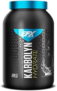 EFX Sports Karbolyn Hydrate | Carbohydrate Powder (Порошок) + Electrolytes | Sugar Free Sports Drink Mix | Fuel & Hydration | Stimulant Free | 66 Servings (Порции) (Blue Frost) EFX Sports