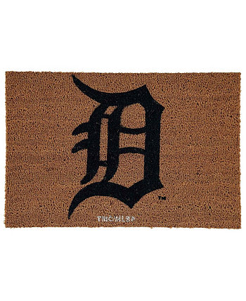 Коврик из кокосового волокна с логотипом Detroit Tigers 20 x 30 дюймов Memory Company