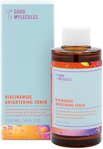 Good Molecules Niacinamide Brightening Toner - Facial Toner with Niacinamide, Vitamin C, and Arbutin - Skincare for Face for Tone and Enlarged Pores Good Molecules