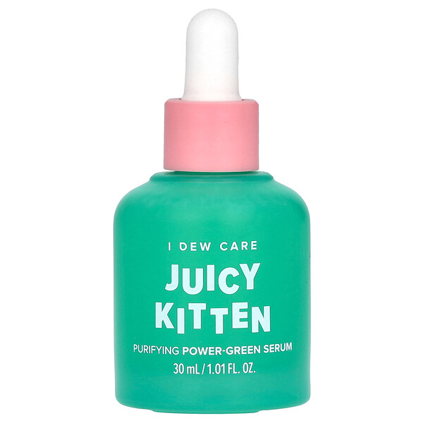 Juicy Kitten, Очищающая сыворотка Power-Green, 1,01 ж. унц. (30 мл) I Dew Care